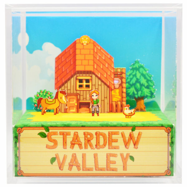 Stardew Valley Diorama front view featuring the farm