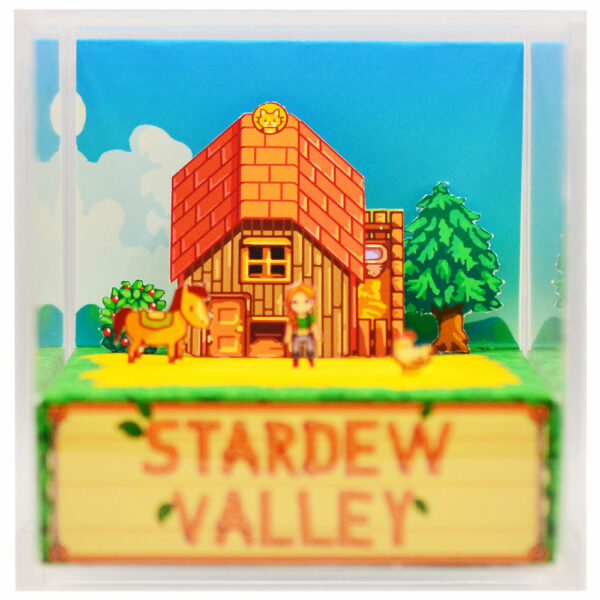 Stardew Valley Diorama close view featuring the farm characters